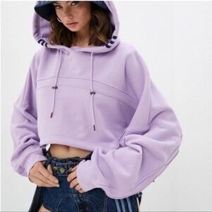 IVY PARK Purple Hooded Shrugs